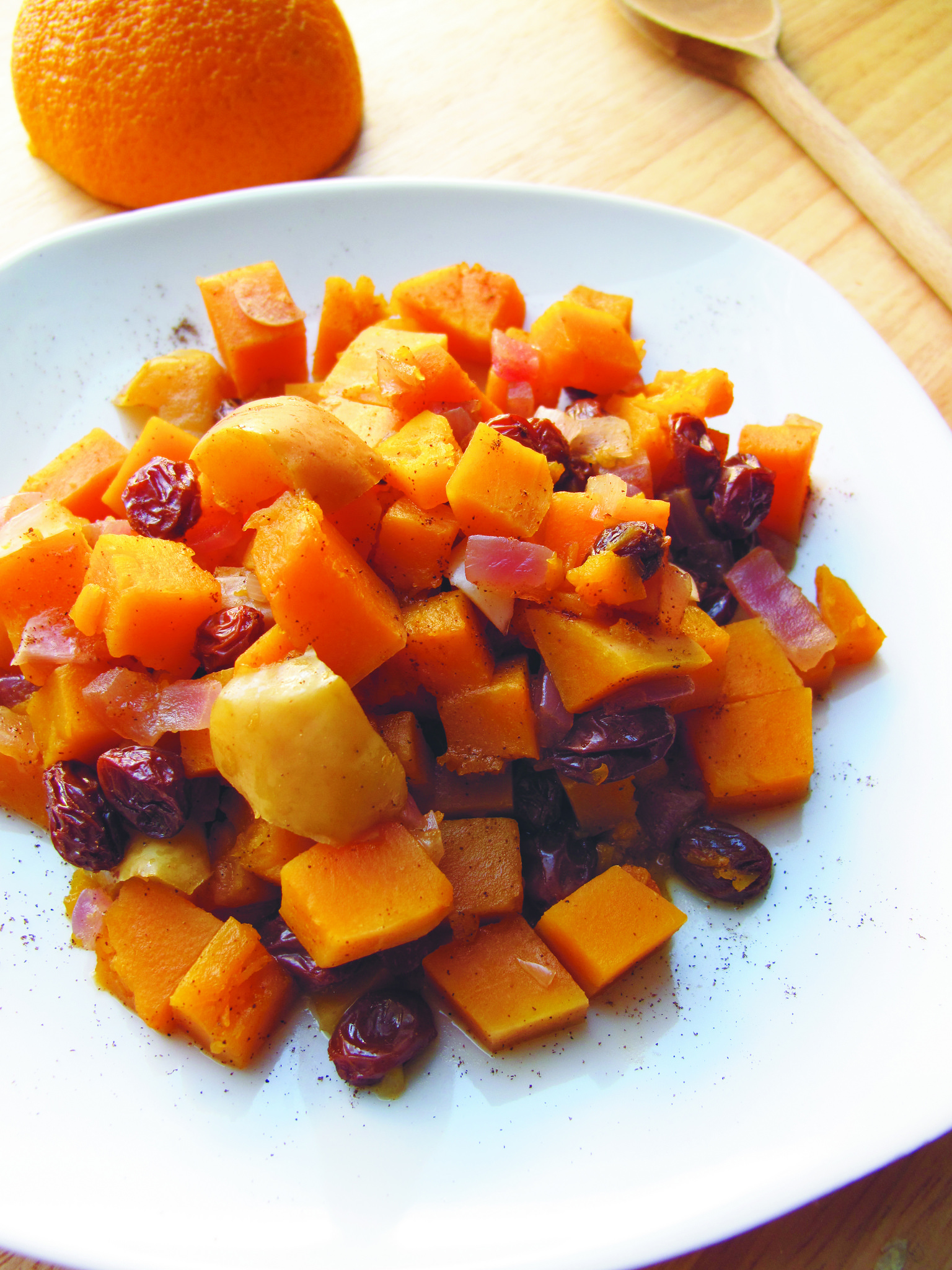 Butternut Squash with Apples and Raisins Gerson Institute
