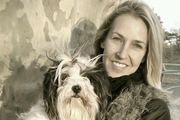 Amy Johnson – with dog